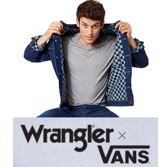 NWT Vans X Wrangler collab denim jean jacket - Picture 3 of 8